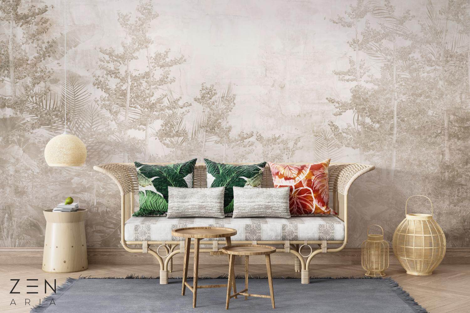 Forest and Trees Ceata si Tropical Mural Wallpaper Fototapet-Personalizat-Zenaria Tapet Lost Haze