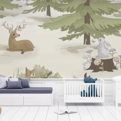 Tapet Magic Meadow Verde 1