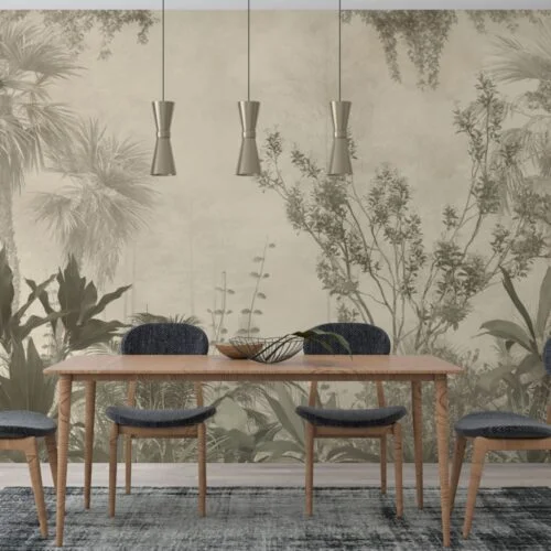 Tapet Wild Amazon Galben 1