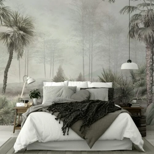 Tapet Foggy Forest 1