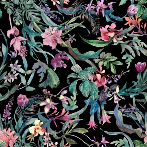 Tapet Pink Orchids 2