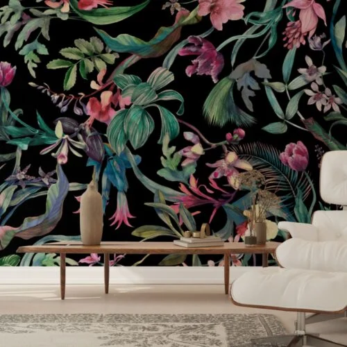 Tapet Pink Orchids 1