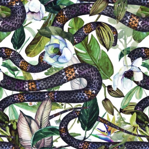 Tapet Floral Snake 2