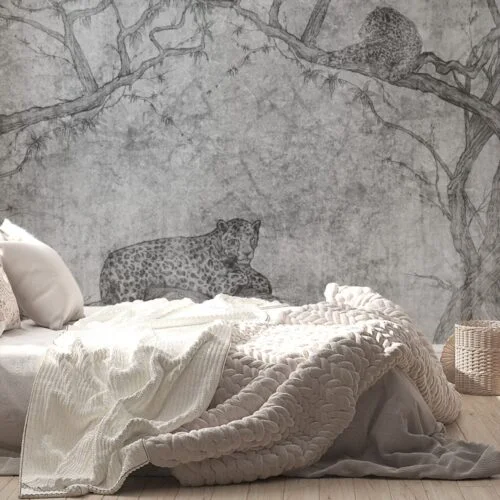 Tapet Tranquil Guardians Gri 1