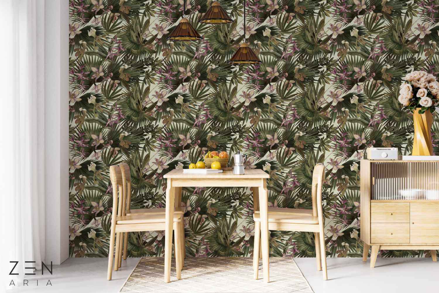 Tropical-and-Flowers-Crini-si-Palmieri-Mural-Wallpaper-Fototapet-Personalizat-Zenaria-Tapet-Hidden-Lilies-Alb (1) Tropical and Flowers Crini si Palmieri Mural Wallpaper Fototapet Personalizat Zenaria Tapet Hidden Lilies Alb