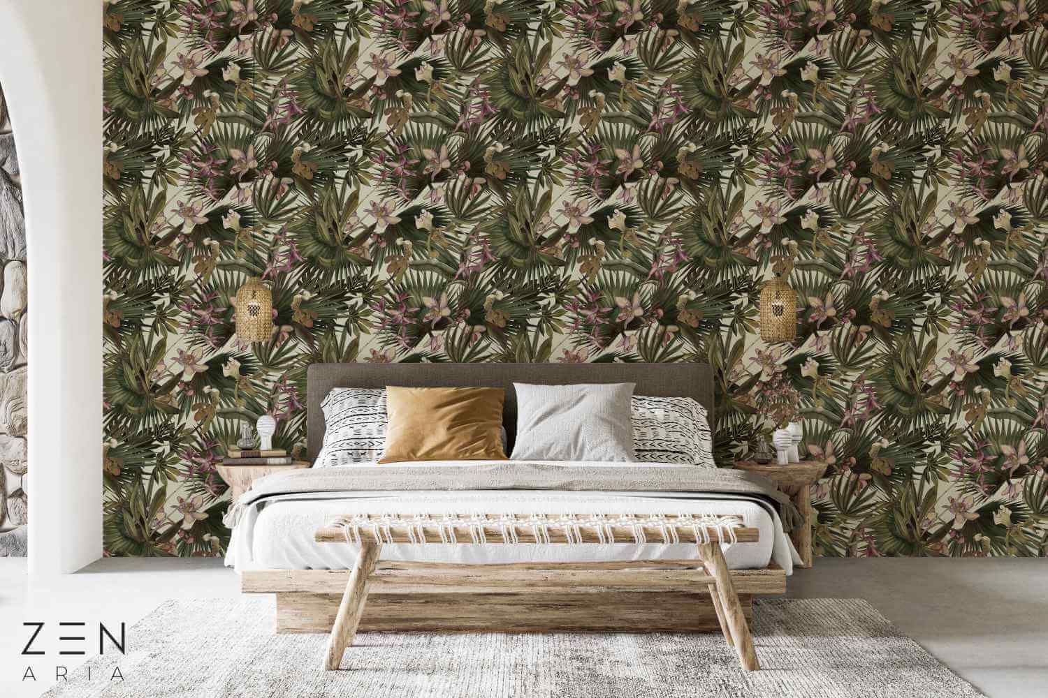 Tropical-and-Flowers-Crini-si-Palmieri-Mural-Wallpaper-Fototapet-Personalizat-Zenaria-Tapet-Hidden-Lilies-Alb (6) Tropical and Flowers Crini si Palmieri Mural Wallpaper Fototapet Personalizat Zenaria Tapet Hidden Lilies Alb