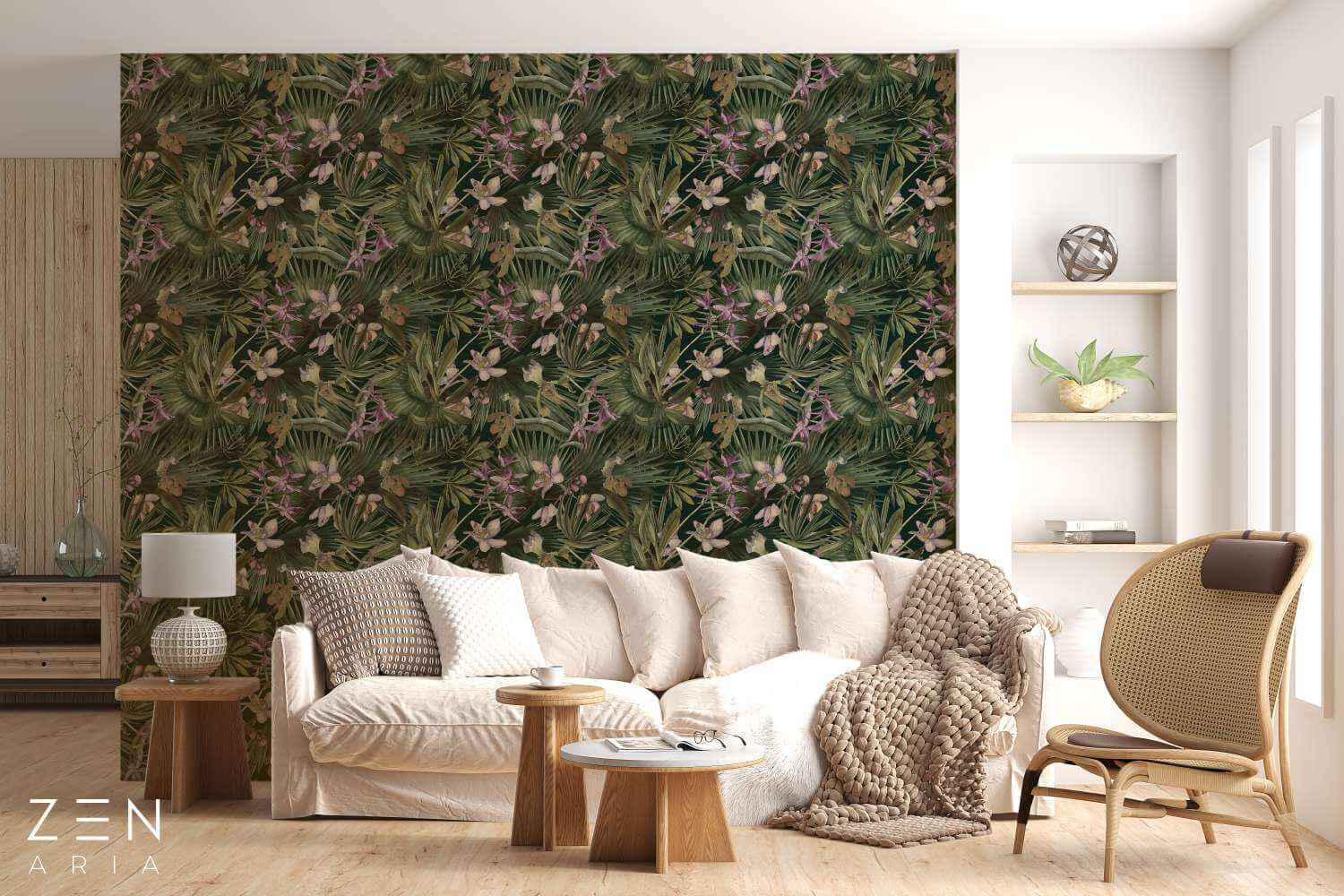 Tropical-and-Flowers-Crini-si-Palmieri-Mural-Wallpaper-Fototapet-Personalizat-Zenaria-Tapet-Hidden-Lilies-Verde (2) Tropical and Flowers Crini si Palmieri Mural Wallpaper Fototapet Personalizat Zenaria Tapet Hidden Lilies Verde