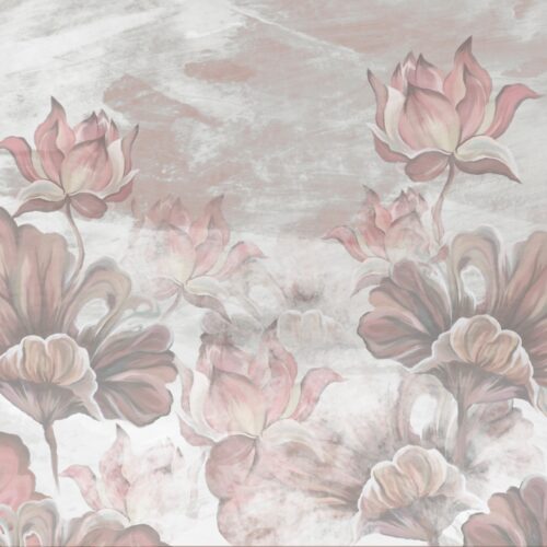 Tapet Graceful Water Lilies 2