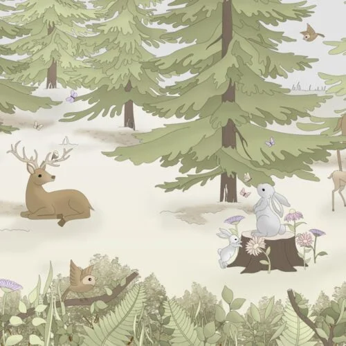 Tapet Magic Meadow Verde 2