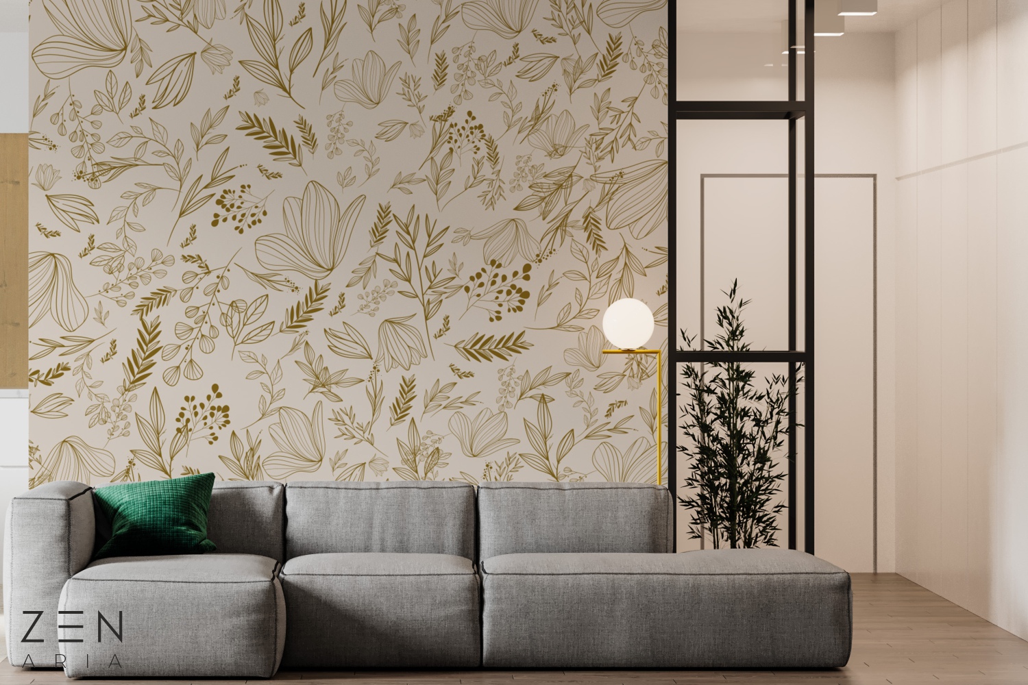 Flowers Leaves Natura Flori Mural Wallpaper Fototapet Personalizat Zenaria Tapet Garden Strokes