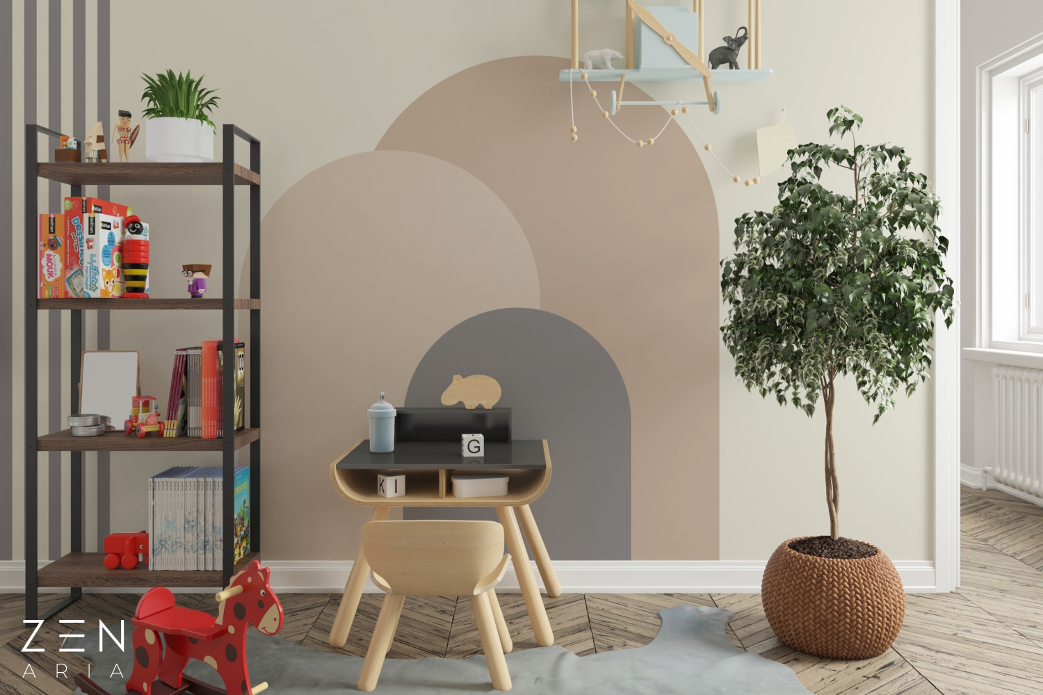 Curves and Geometry Forme Cerc si Geometrice Mural Wallpaper Fototapet Personalizat Zenaria Tapet Soft Shapes