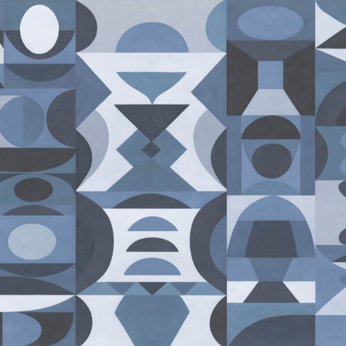 Circel and Geometric Cerc si Triunghi Mural Wallpaper Fototapet Personalizat Zenaria Tapet Terra Geometry