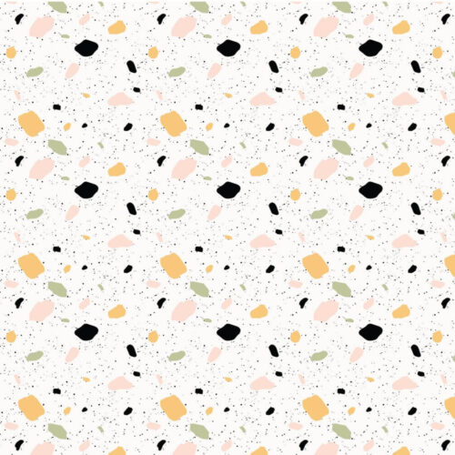 Pattern and Splashes Forme si Pete Mural Wallpaper Fototapet Personalizat Zenaria Tapet Terazzo Pattern