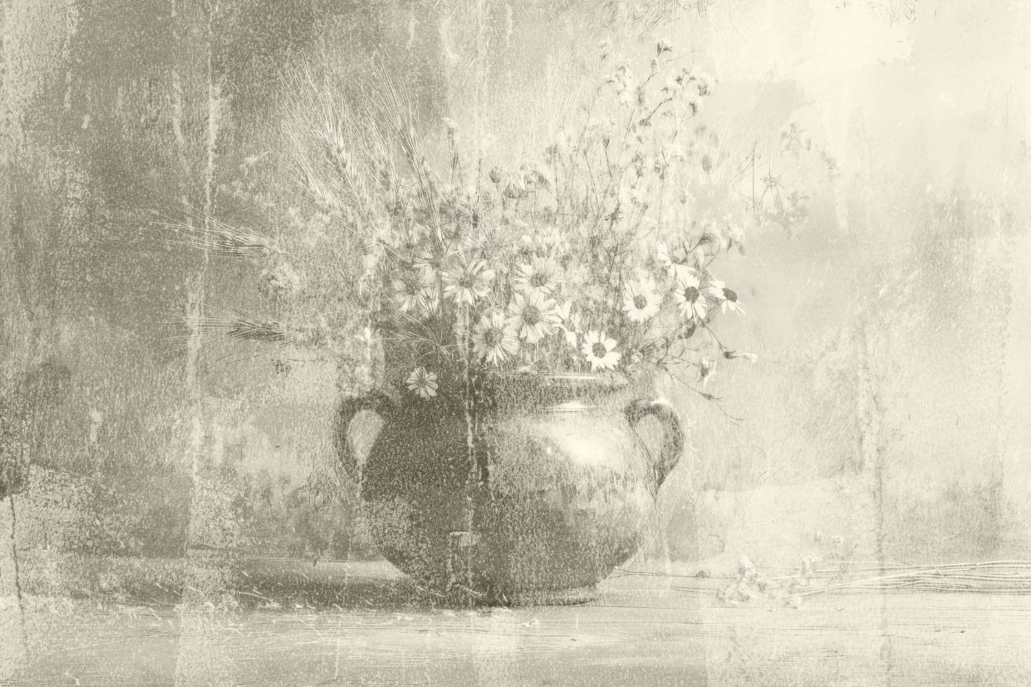 Flower-and-Old-Vaza-si-Flori-Mural-Wallpaper-Fototapet-Personalizat-Zenaria-Tapet-Cules-Gri Flower and Old Vaza si Flori Mural Wallpaper Fototapet Personalizat Zenaria Tapet Cules Gri