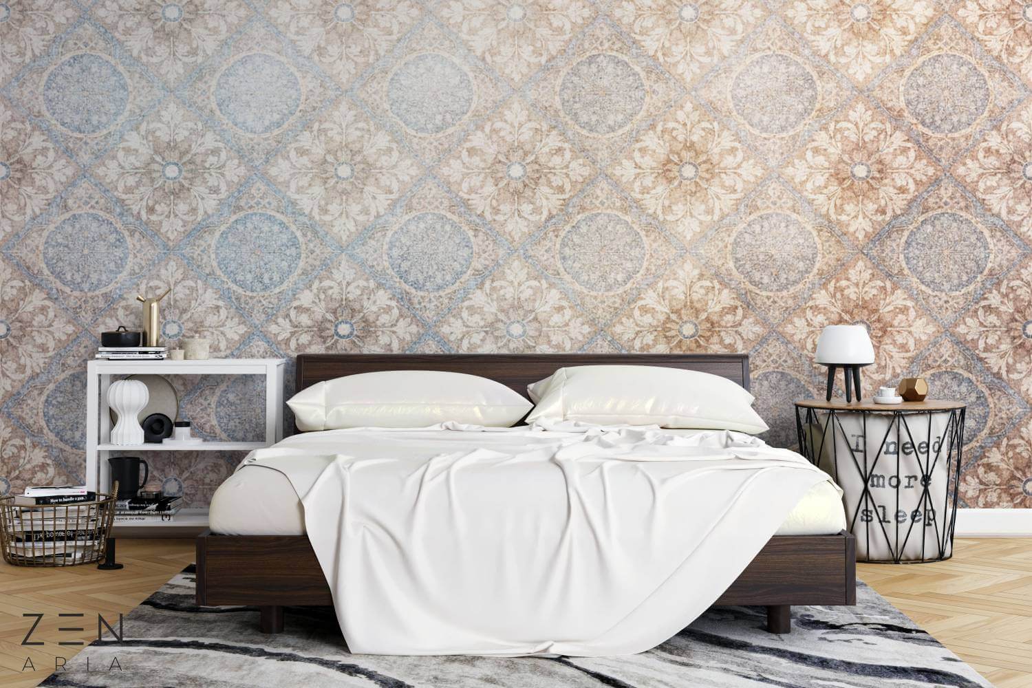 Floral and Motifs Motdel si Floral Mural Wallpaper Fototapet Personalizat Zenaria Tapet Rega
