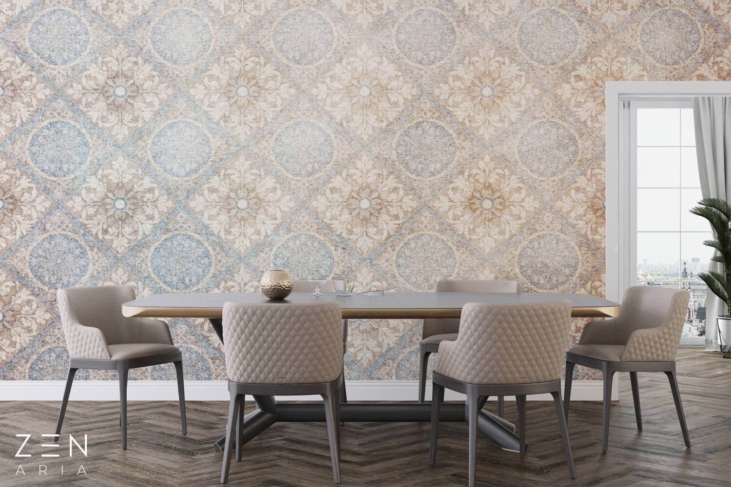 Floral and Motifs Motdel si Floral Mural Wallpaper Fototapet Personalizat Zenaria Tapet Rega