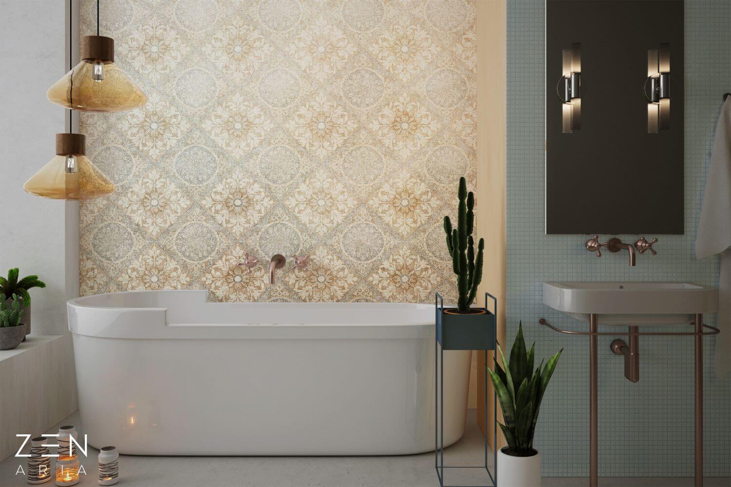 Floral and Motifs Motdel si Floral Mural Wallpaper Fototapet Personalizat Zenaria Tapet Rega