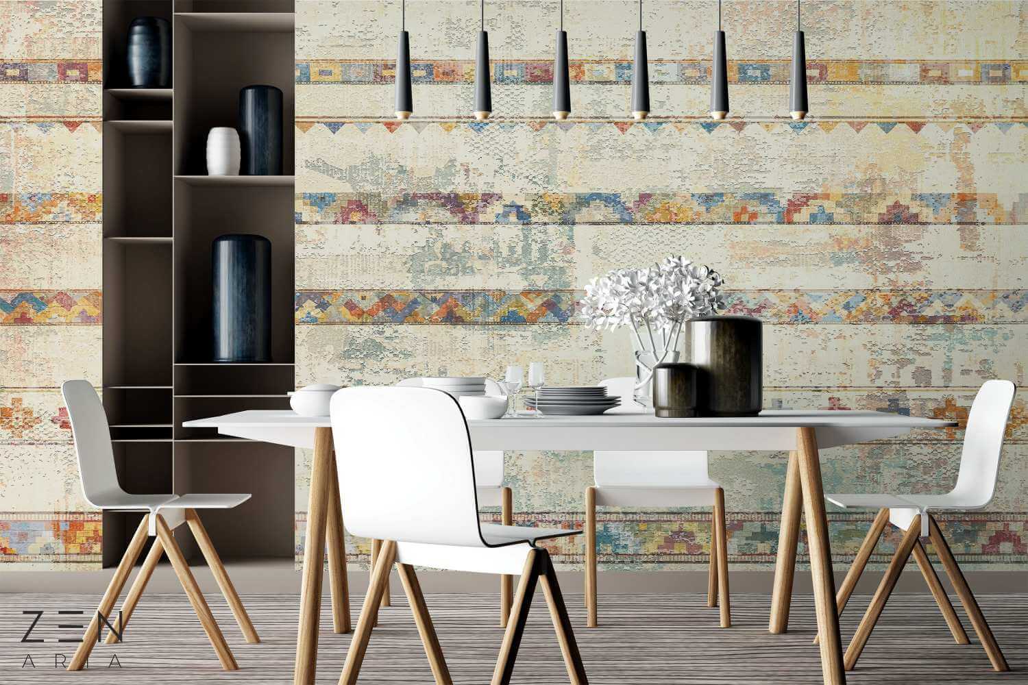 Motifs and Forms Traditional si Motive Mural Wallpaper Fototapet Personalizat Zenaria Tapet Lina
