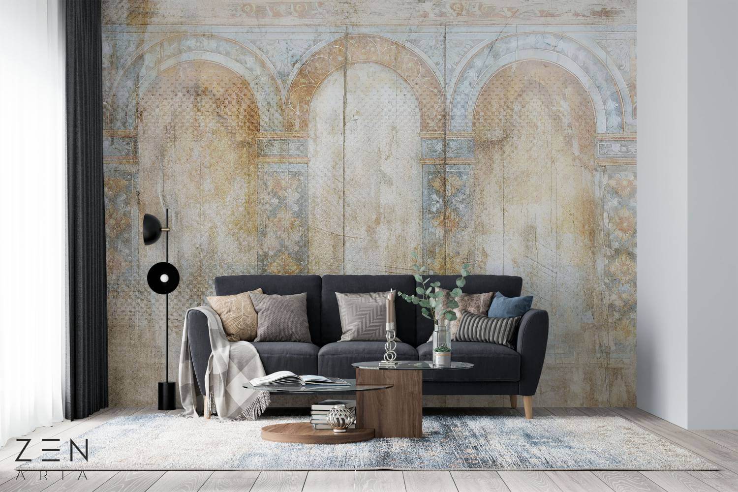 Portal and Wallpaper Zid si Portal Mural Wallpaper Fototapet Personalizat Zenaria Tapet Porta