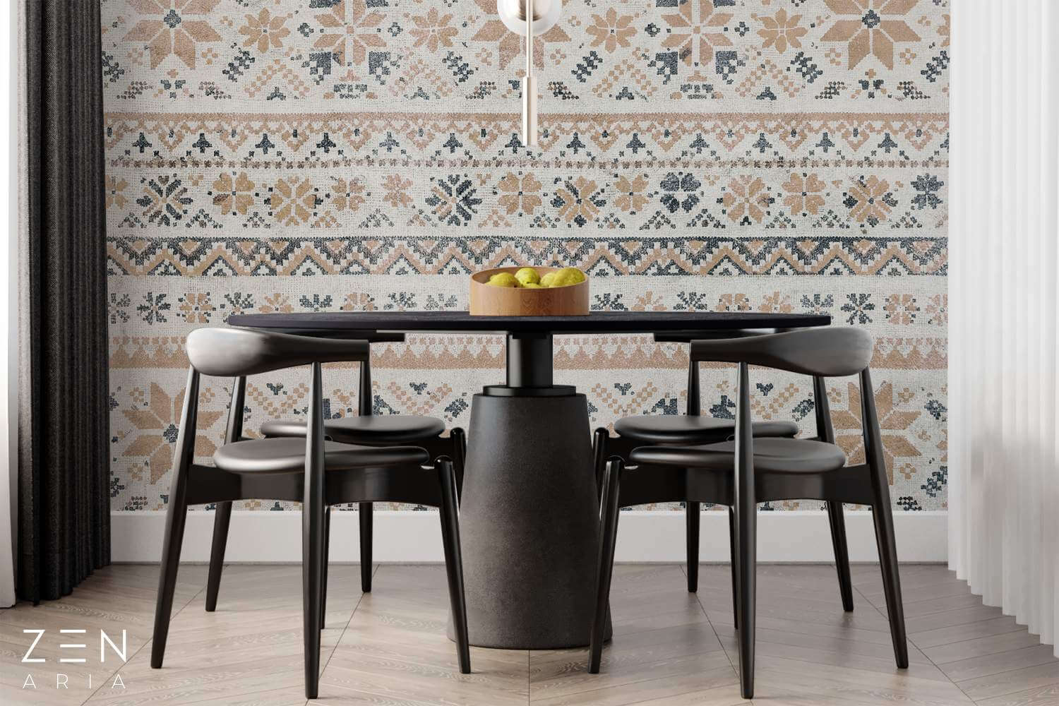 Romanian and Motifs Linii si Model Mural Wallpaper Fototapet Personalizat Zenaria Tapet Motiv