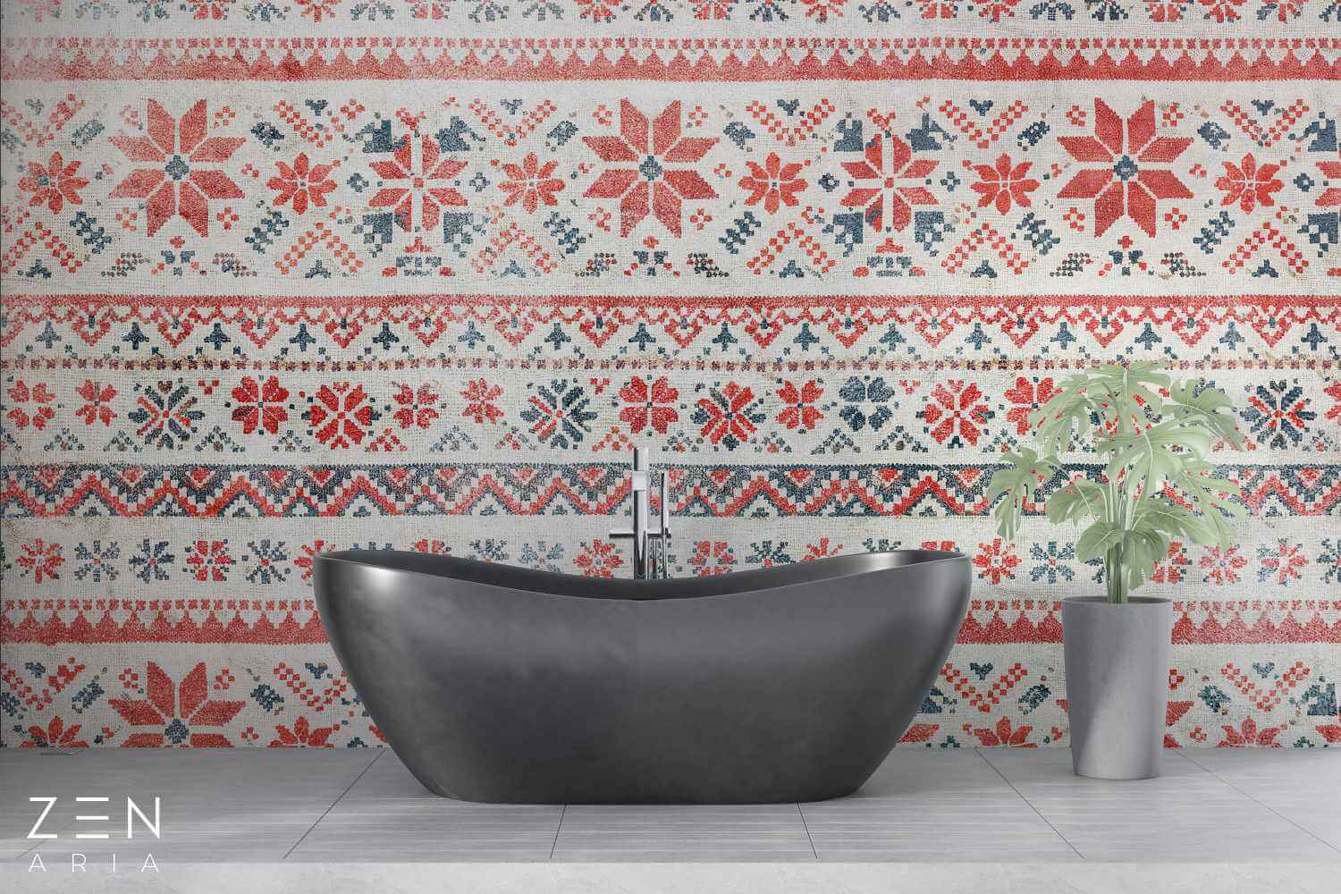 Romanian and Motifs Linii si Model Mural Wallpaper Fototapet Personalizat Zenaria Tapet Motiv